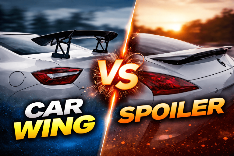 Car Wing vs Spoiler