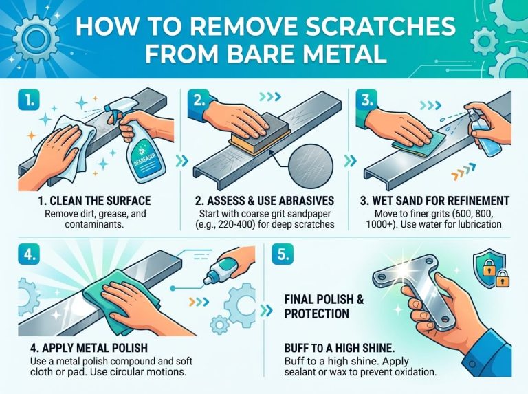 How to Remove Scratches from Bare Metal