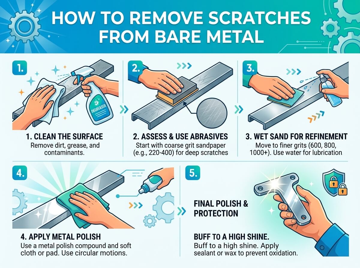How to Remove Scratches from Bare Metal