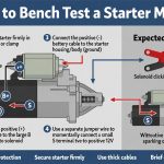 how to bench test a starter