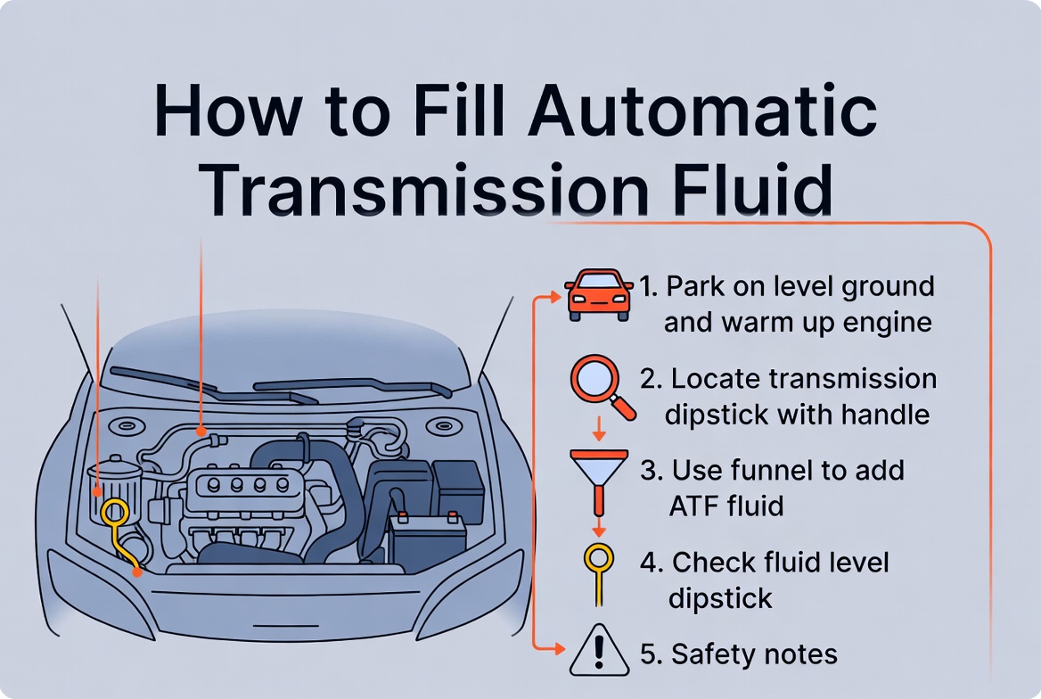 How to Fill Auto Transmission Fluid
