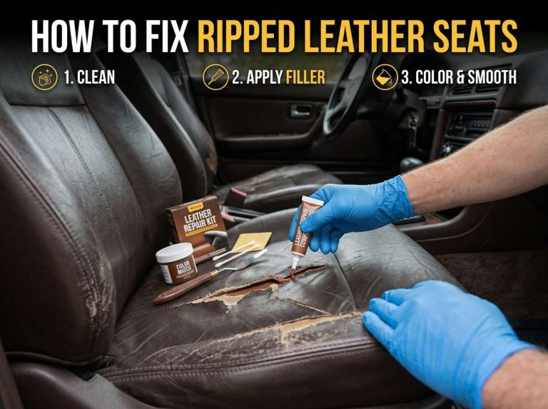 How to Fix Ripped Leather Seats