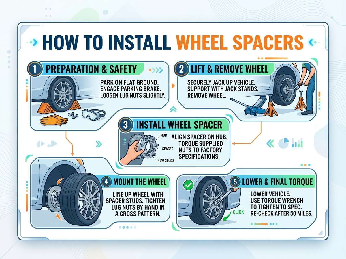 How to Install Wheel Spacers