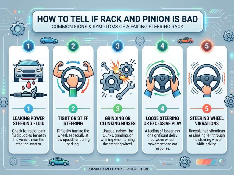 How to Tell If Rack and Pinion Is Bad?