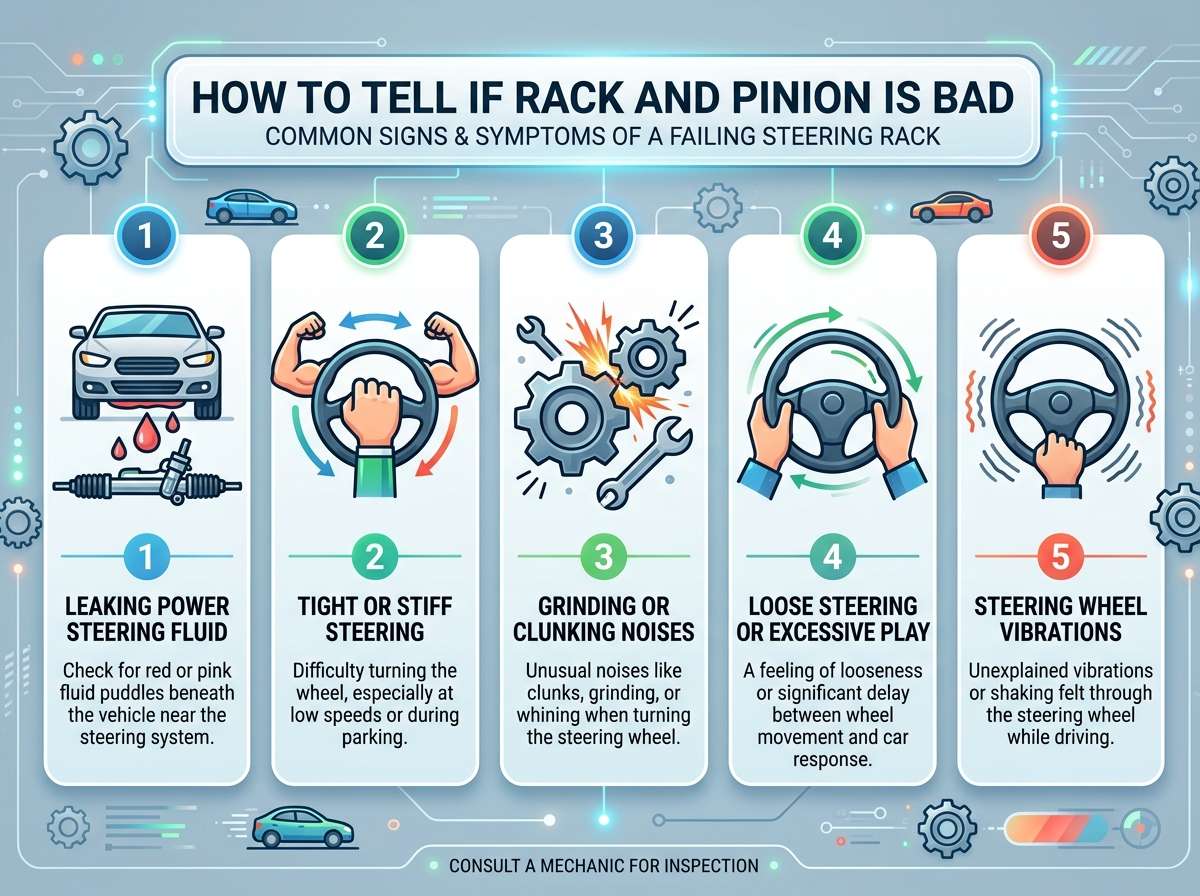 How to Tell If Rack and Pinion Is Bad?