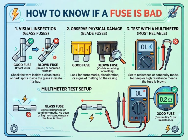 How to Know If a Fuse Is Bad
