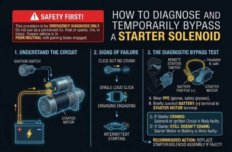 how to bypass a starter solenoid