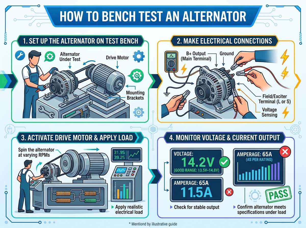 How to Bench Test an Alternator