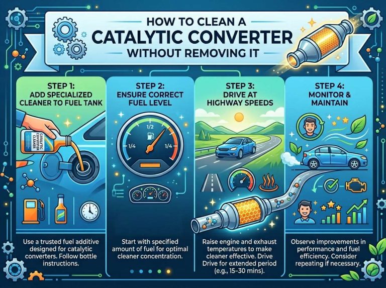 How to Clean a Catalytic Converter Without Removing It