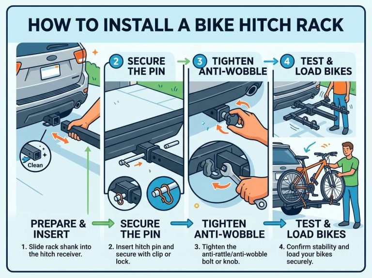 How to Install a Bike Hitch Rack