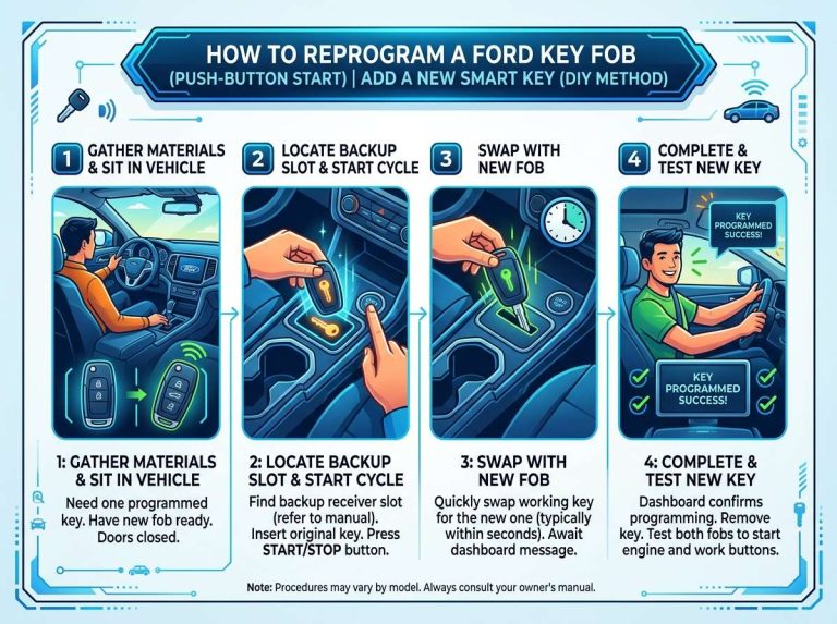 How to Reprogram Your Ford Key Fob Push Button Start
