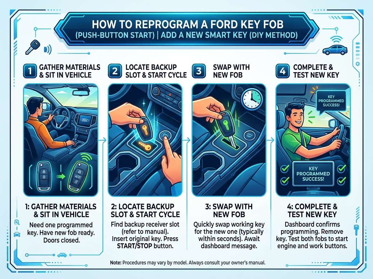 How to Reprogram Your Ford Key Fob Push Button Start