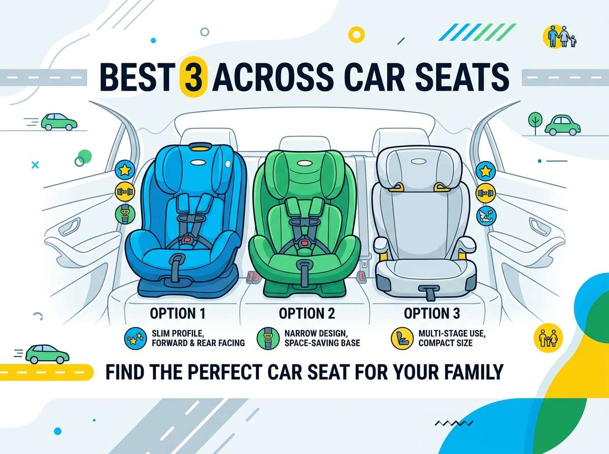 Best 3 Across Car Seats