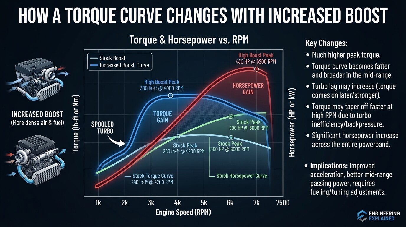 How Does a Torque Curve Change When You Increase Boost