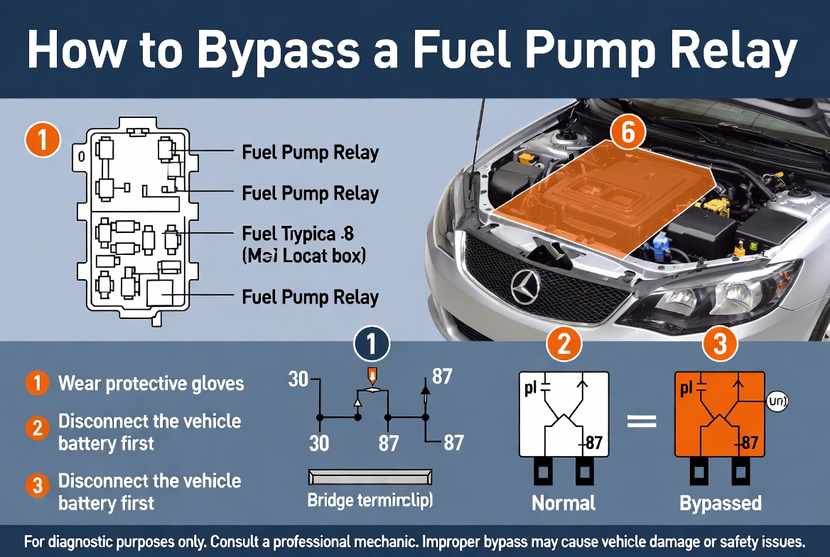 How to Bypass a Fuel Pump Relay