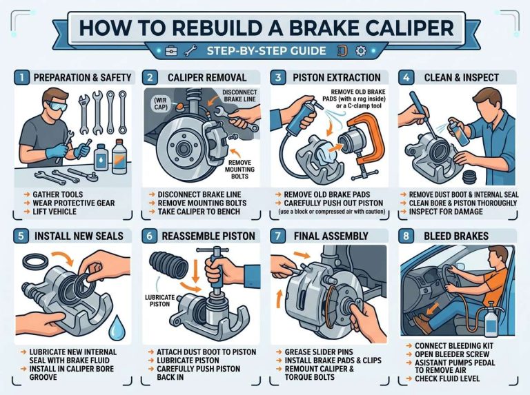 How to Rebuild a Brake Caliper