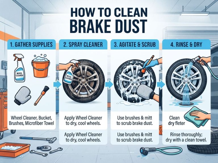 How to Clean Brake Dust