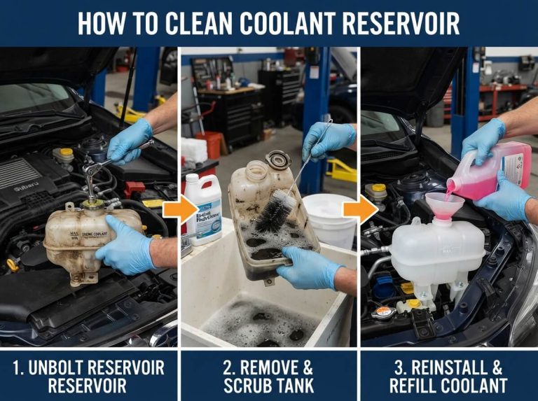 How to Clean Your Coolant Reservoir