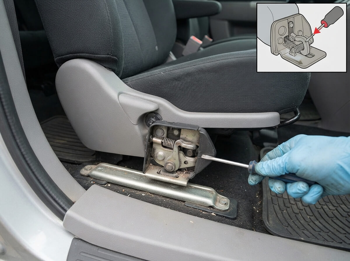 How to Fix Mazda 5 Middle Row Latch