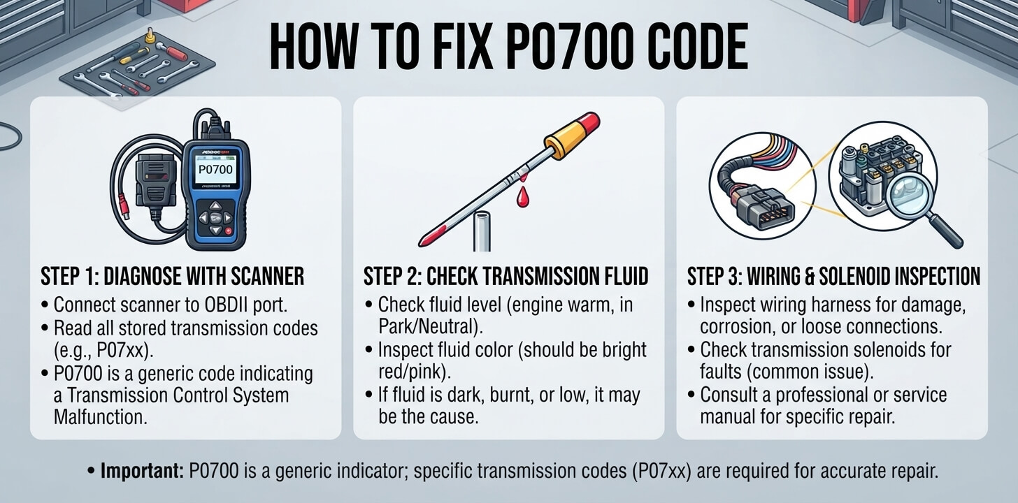 How to Fix P0700 Code