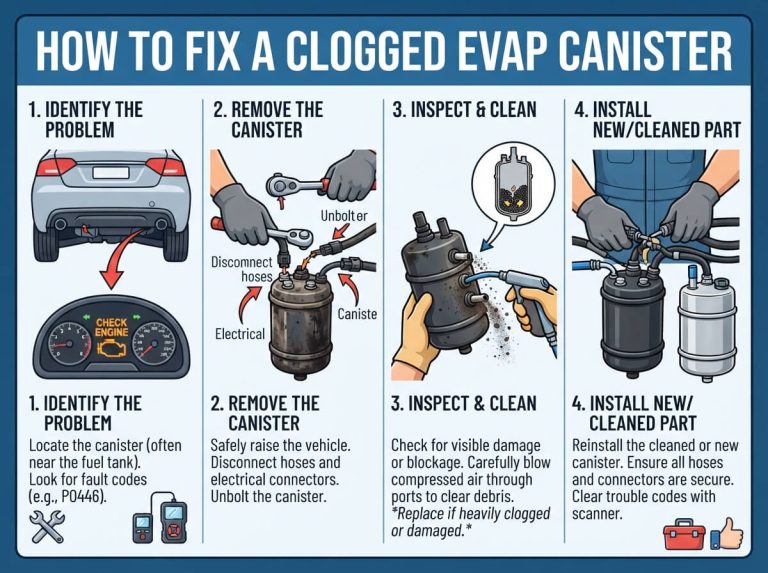 How to Fix a Clogged Evap Canister