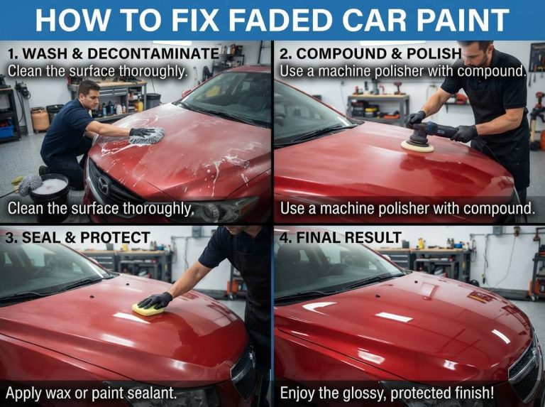 how to fix faded car paint