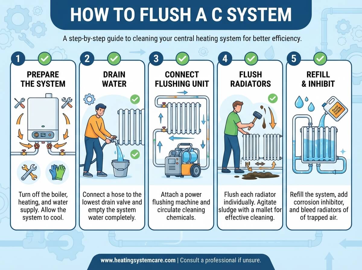 How to Flush a Cooling System